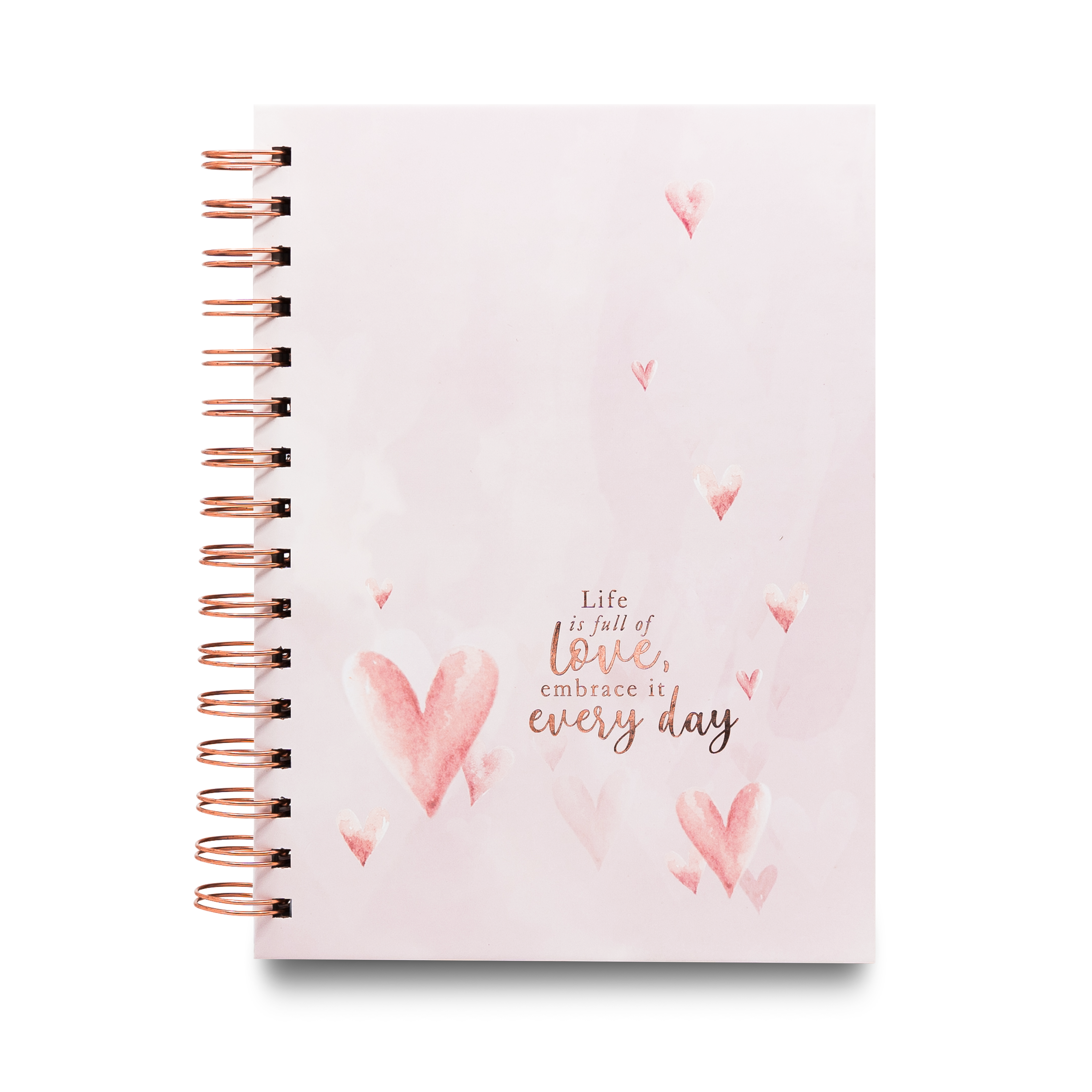 Angel Notebook With Message - A5 Spiral Notebook Angel Notebook With Message - A5 Spiral Notebook